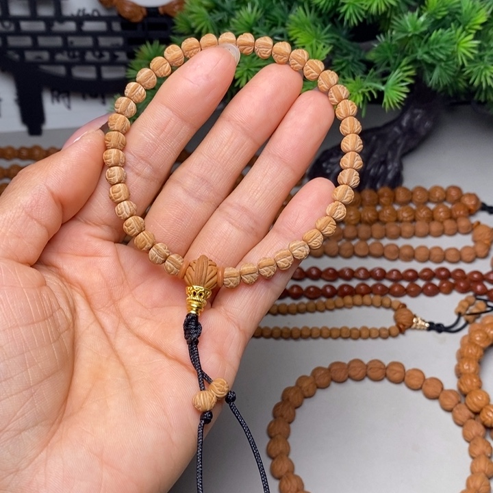 野***风手串桃核金蟾手持