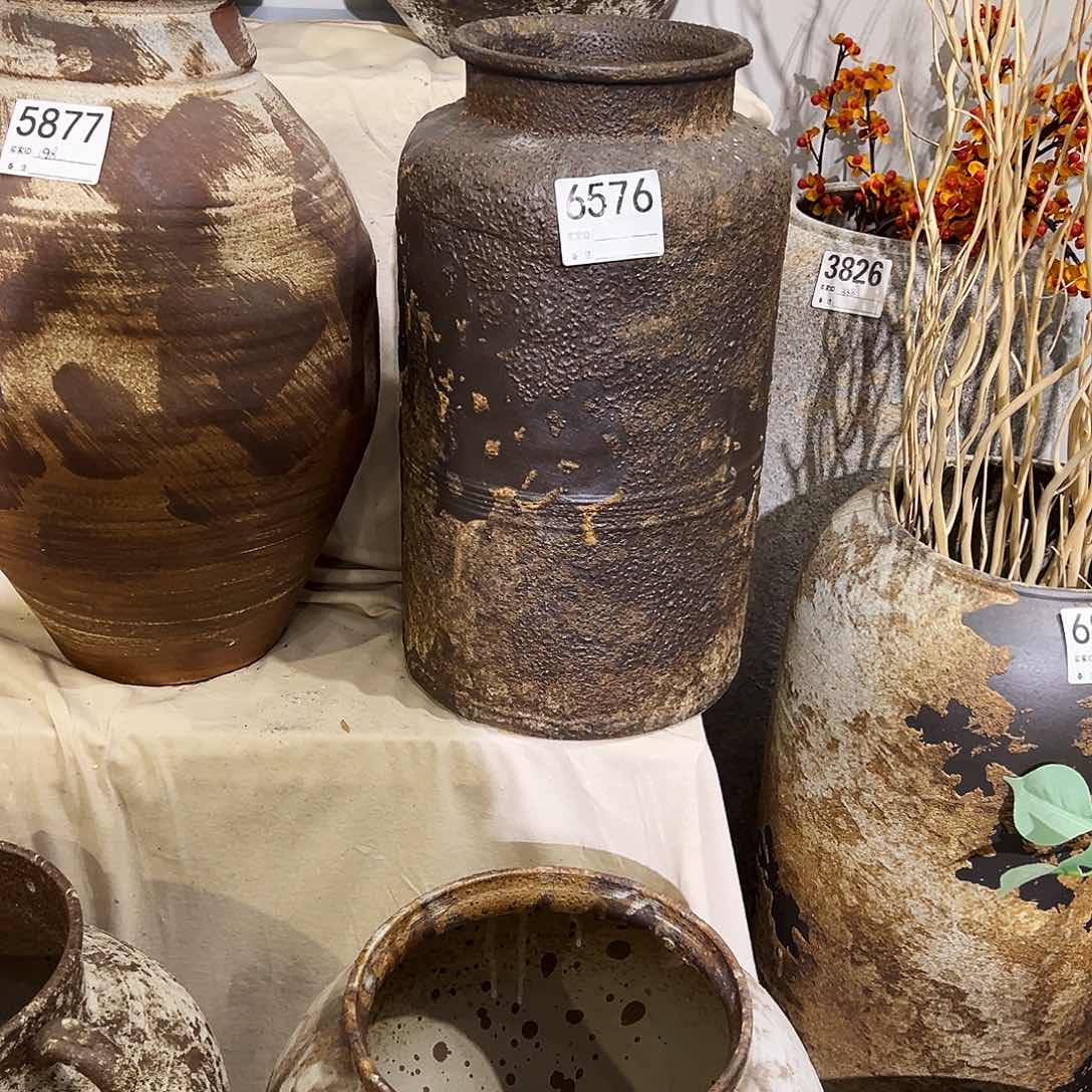 瓶6576高37口12.5陶瓷花瓶无孔