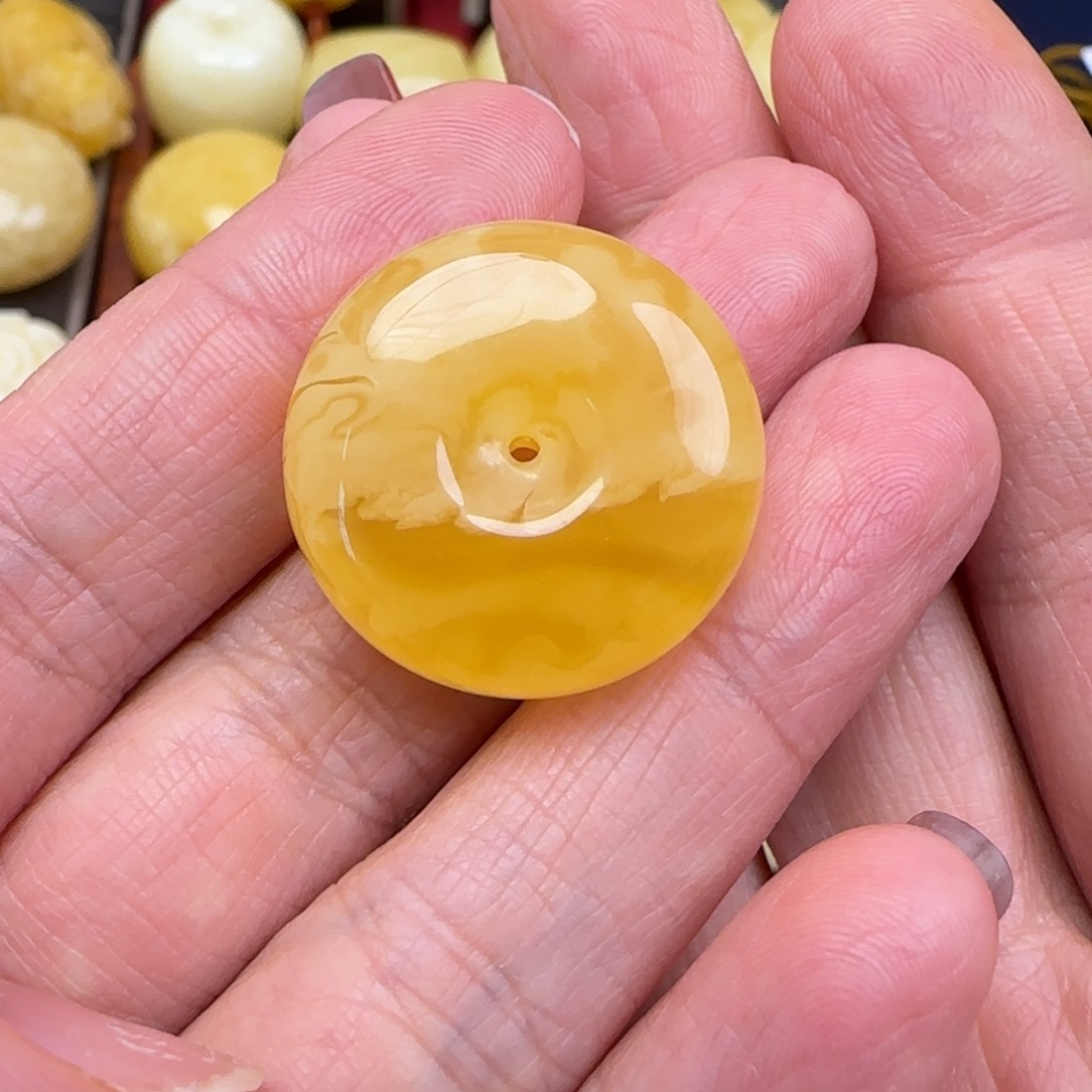 蜜蜡颈饰未镶嵌天然蜜蜡