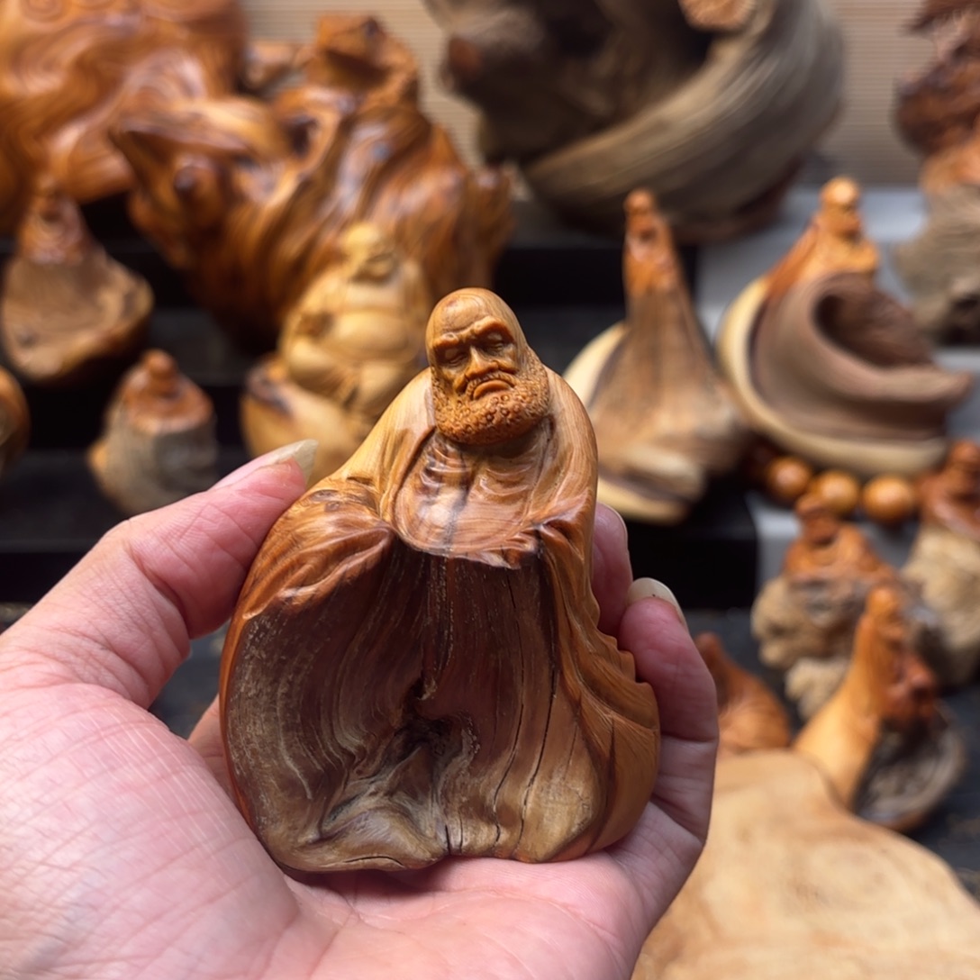 土***土柏木太行崖柏手工雕刻