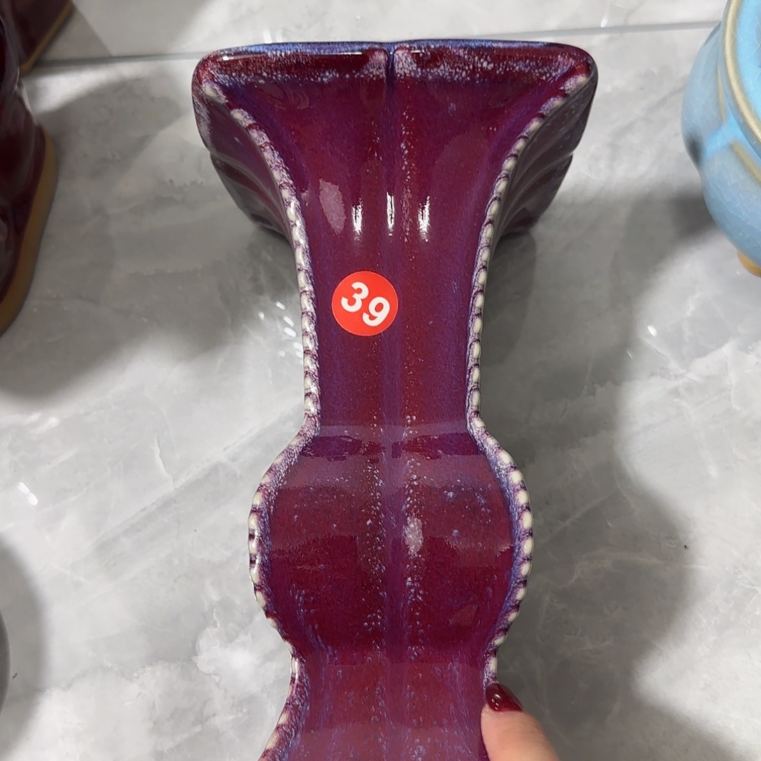 摆件陶郑家钧窑摆件