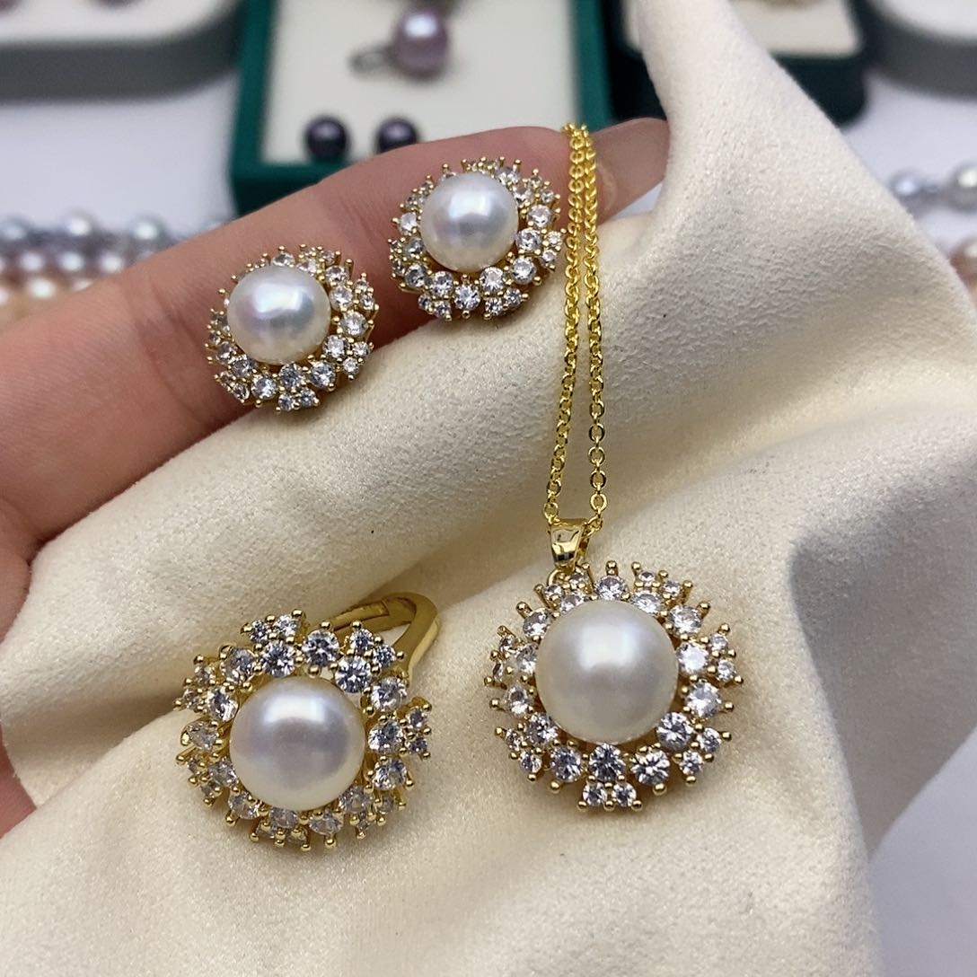 【闪购商品】淡水珍珠套装未镶嵌16