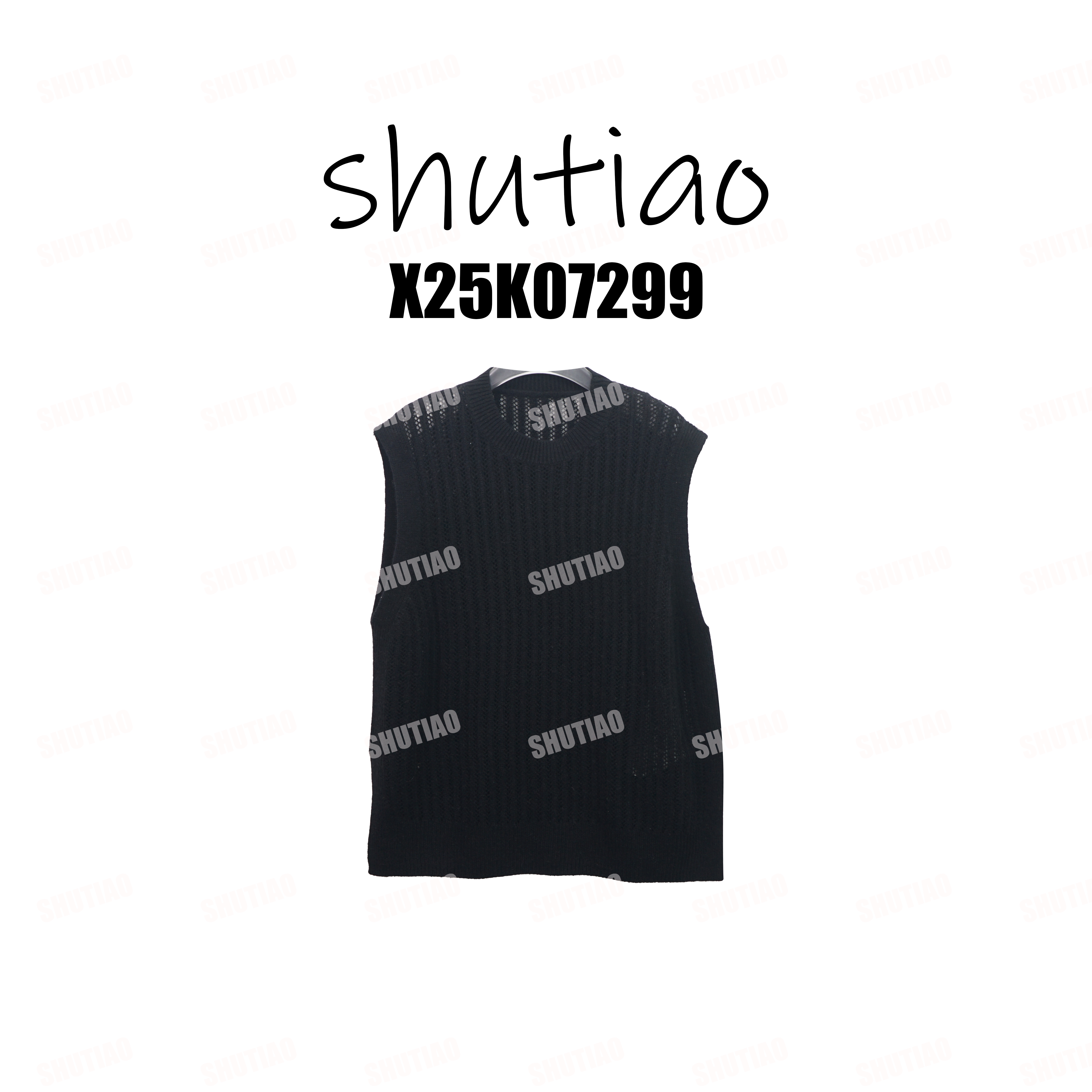 【SHUTIAO】2025秋冬：新款小众设计款背心X25K07299