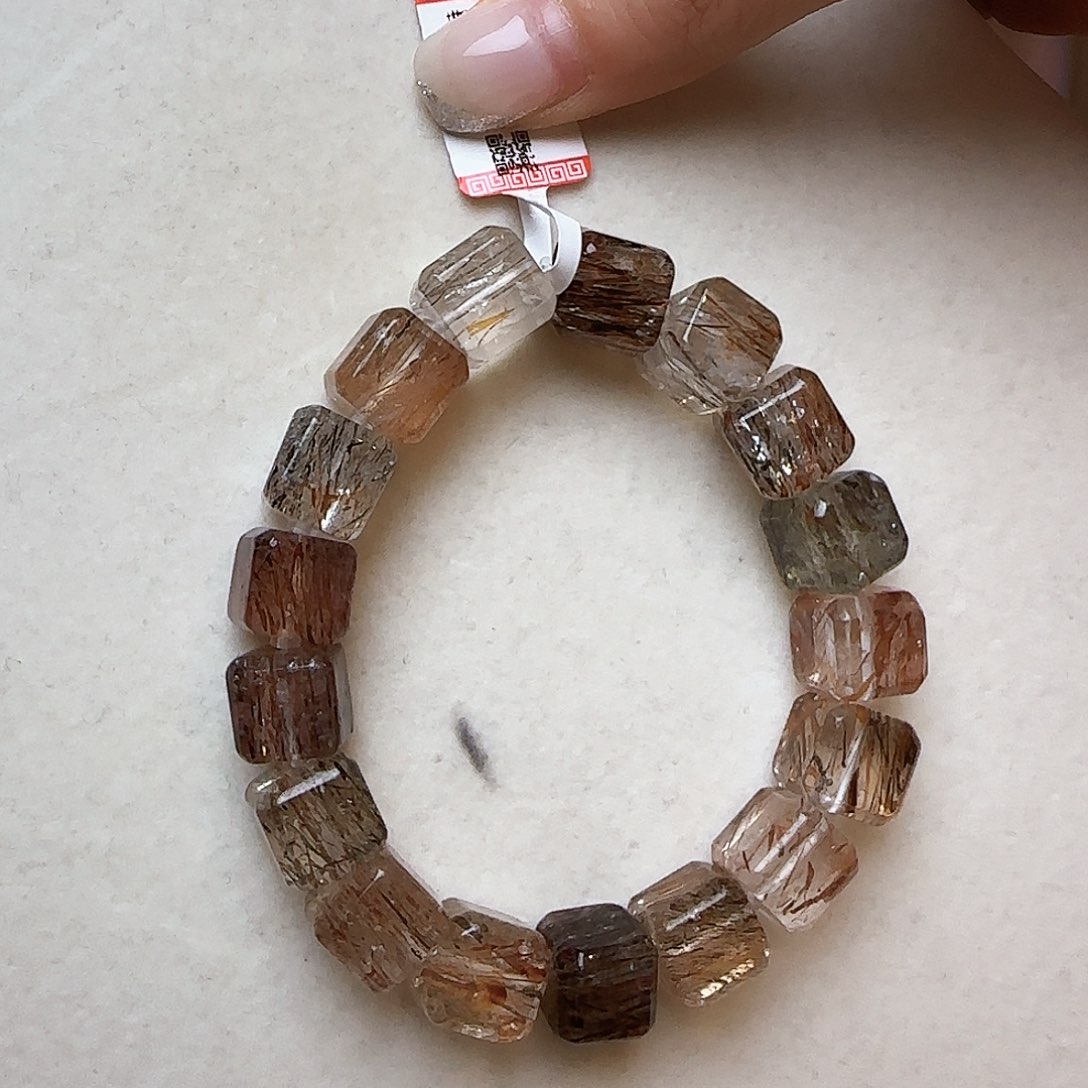 水晶手链未镶嵌射**肥大气上档次