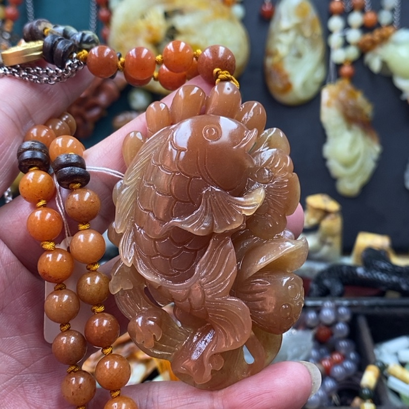 【闪购商品】蛇纹石玉吊坠未镶嵌