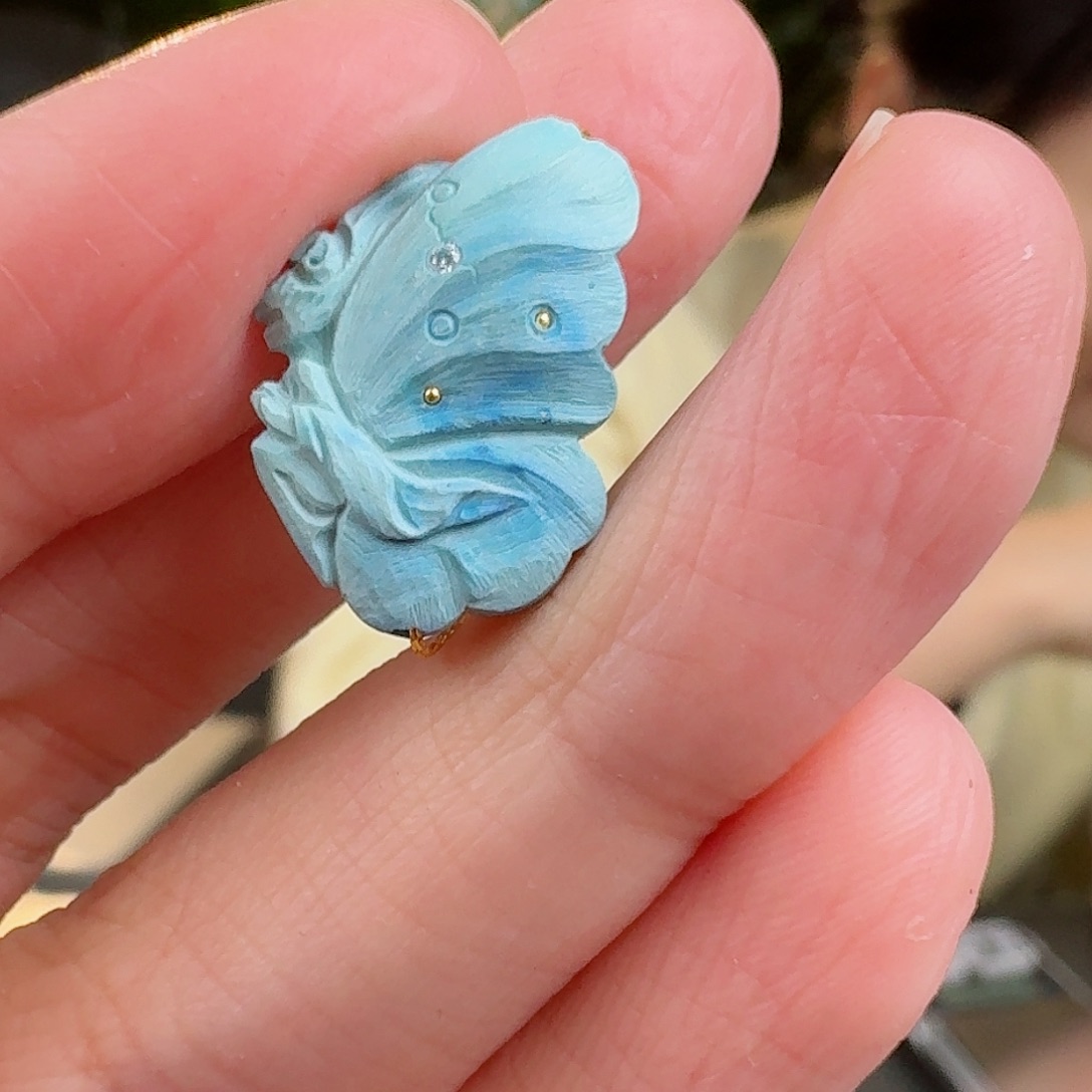 绿松石珠宝奇石未镶嵌