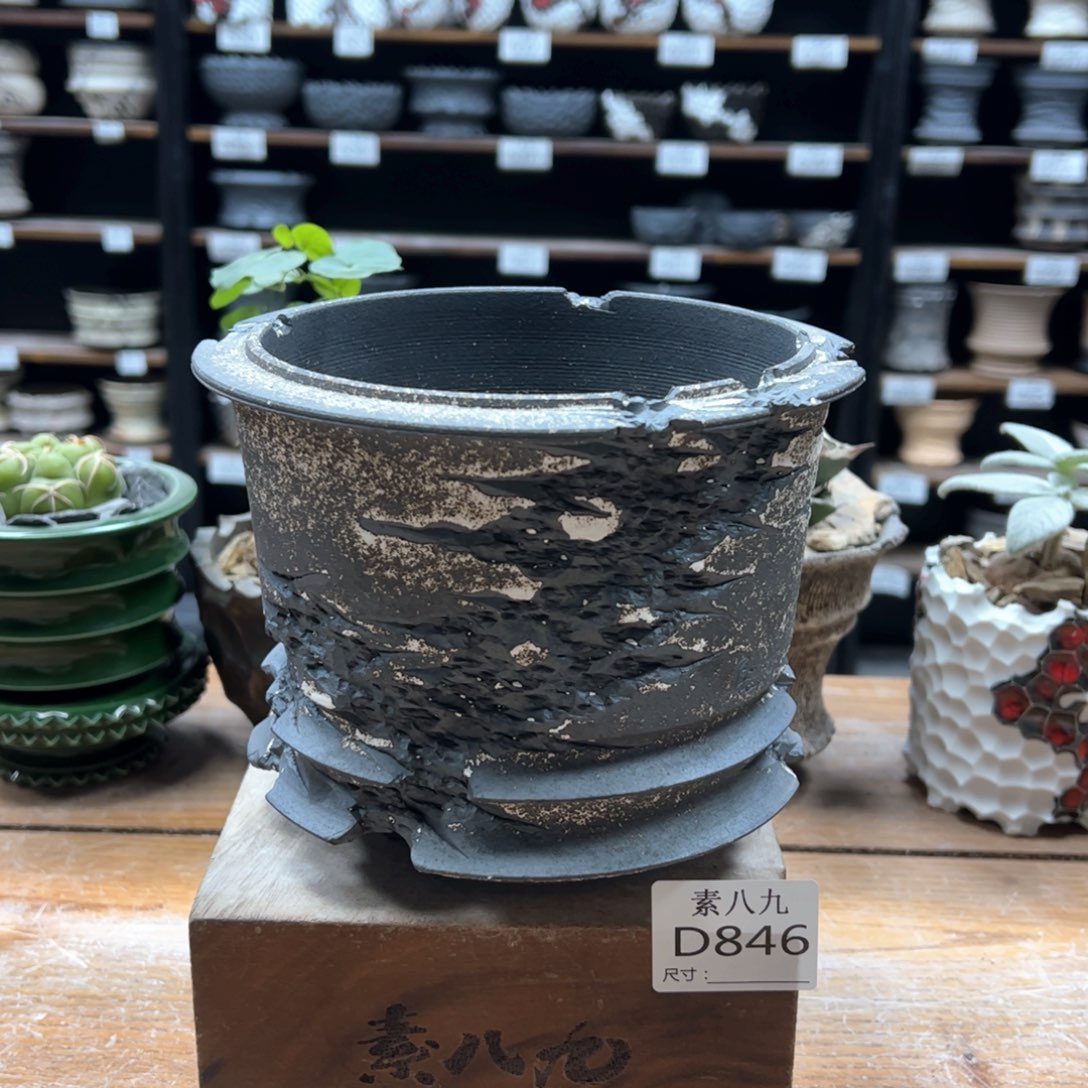 素八九陶瓷内口13.5高13.5