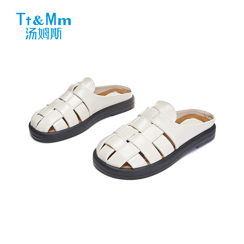 汤姆斯夏季新款时尚休闲夏季镂空半拖11010-1