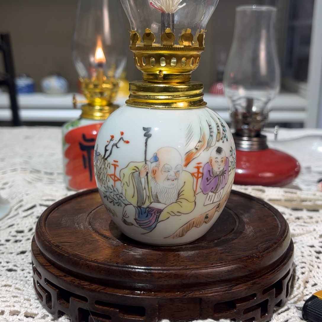 摆件景德镇陶瓷香薰灯