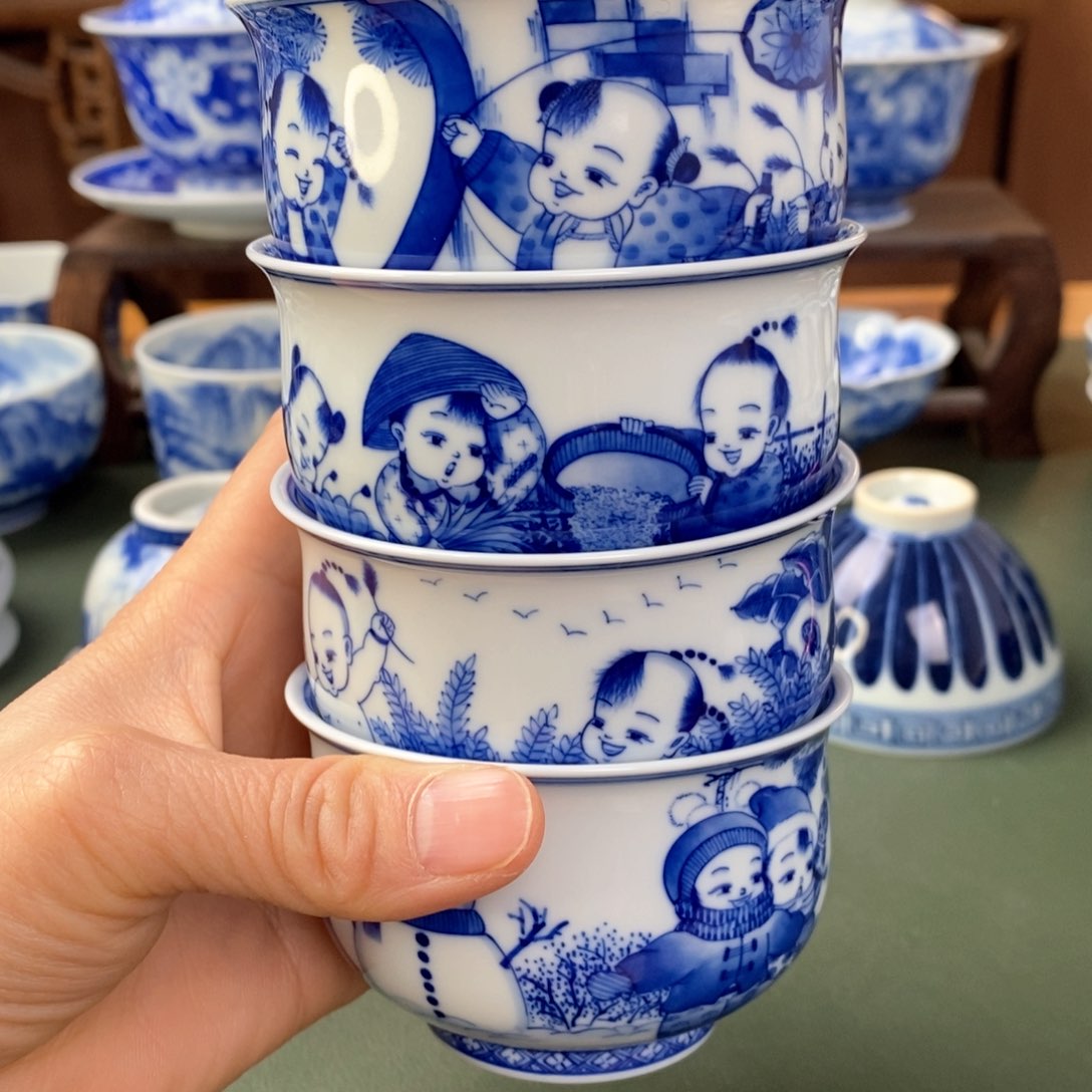 杯景德镇陶瓷手工手绘