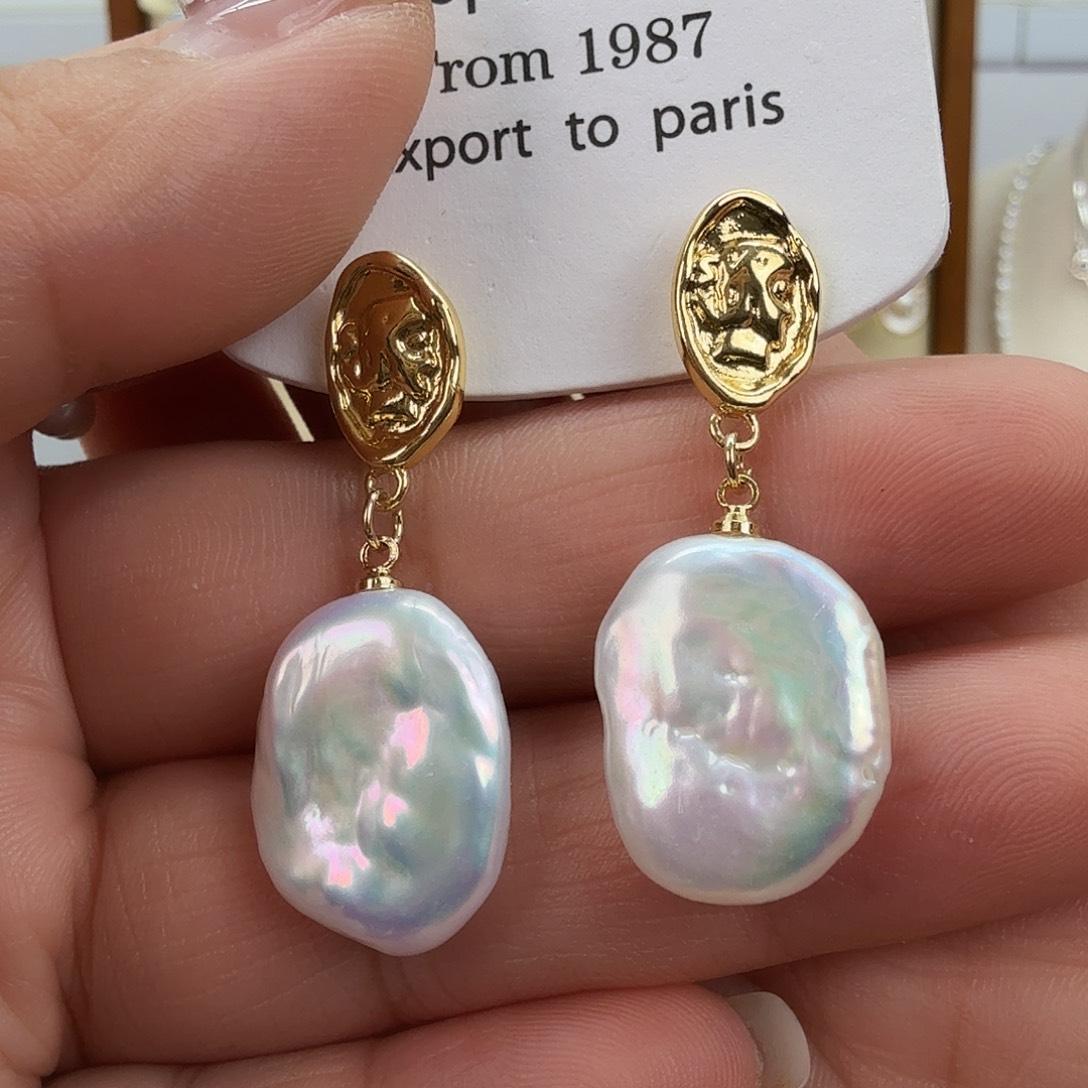 未镶嵌耳饰淡水珍珠