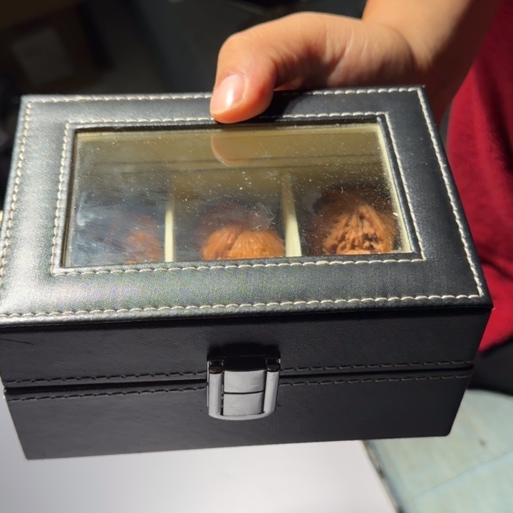 把件文玩核桃元宝三件套