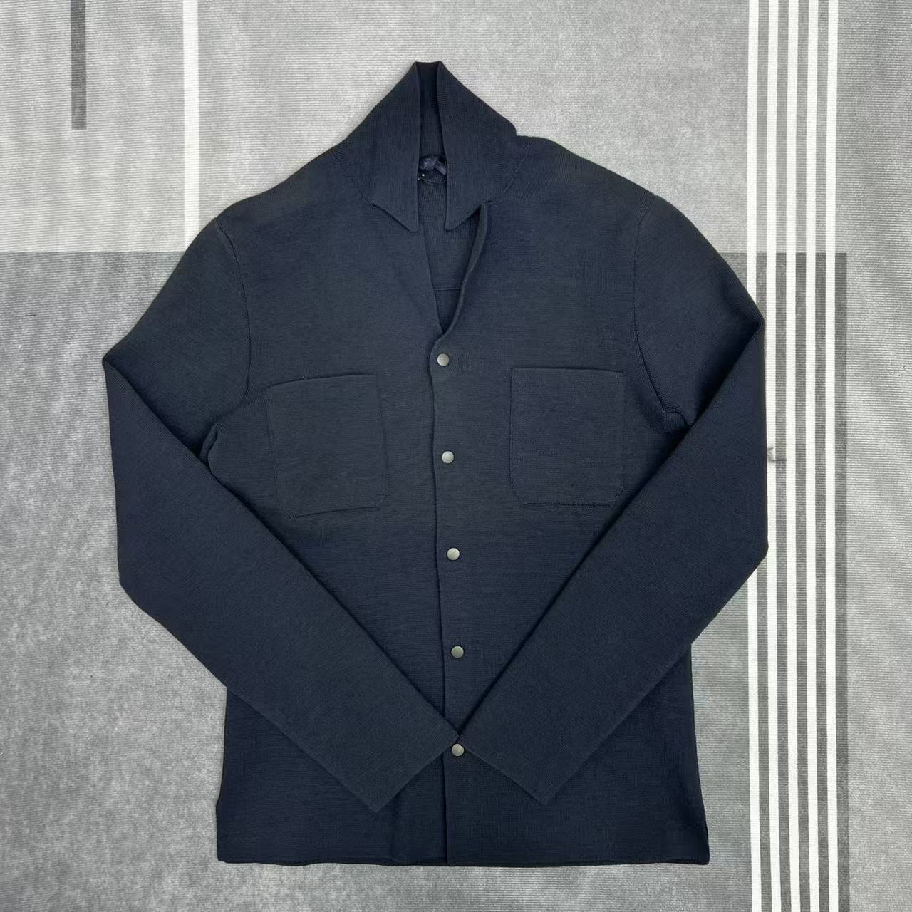 未使用 LANVIN 浪凡男士针织衫外套羊毛针织开衫秋冬百搭毛衣