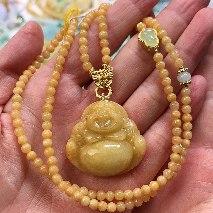 翡翠颈饰未镶嵌吊坠