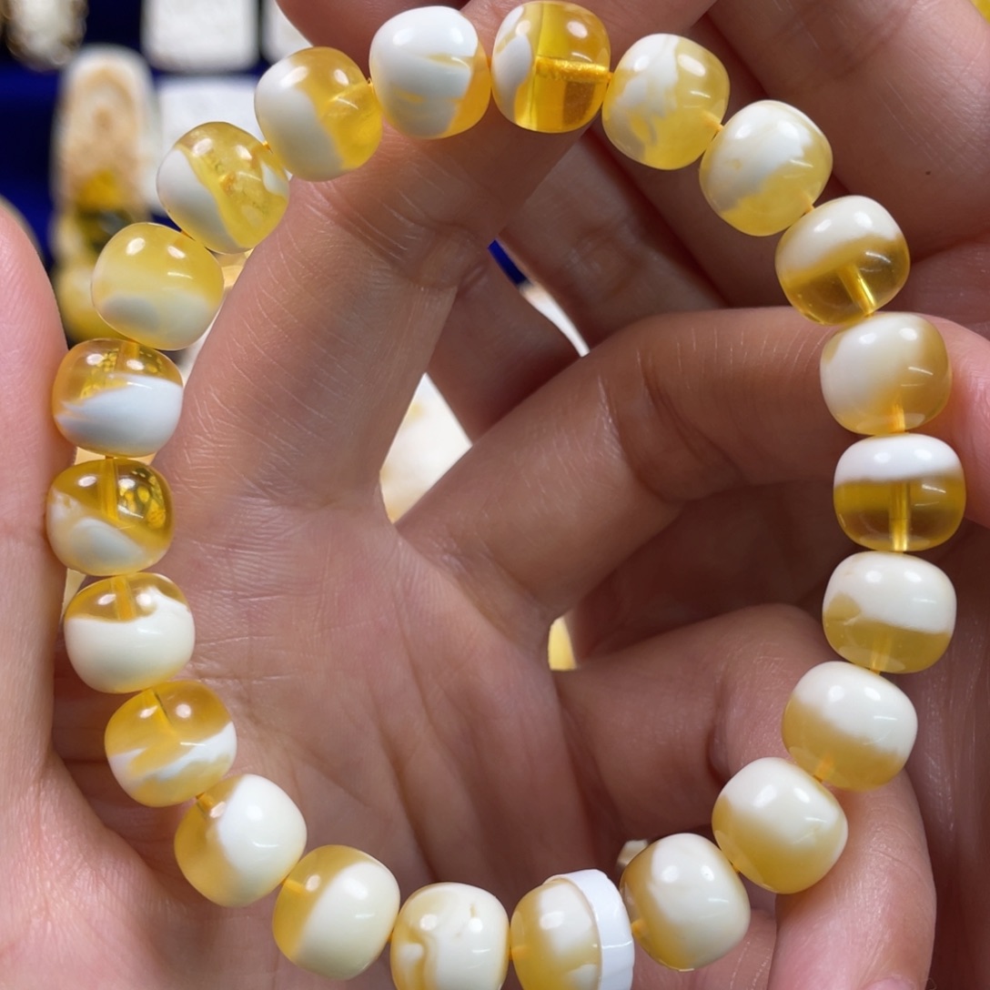 蜜蜡裸石未镶嵌琥珀蜜蜡