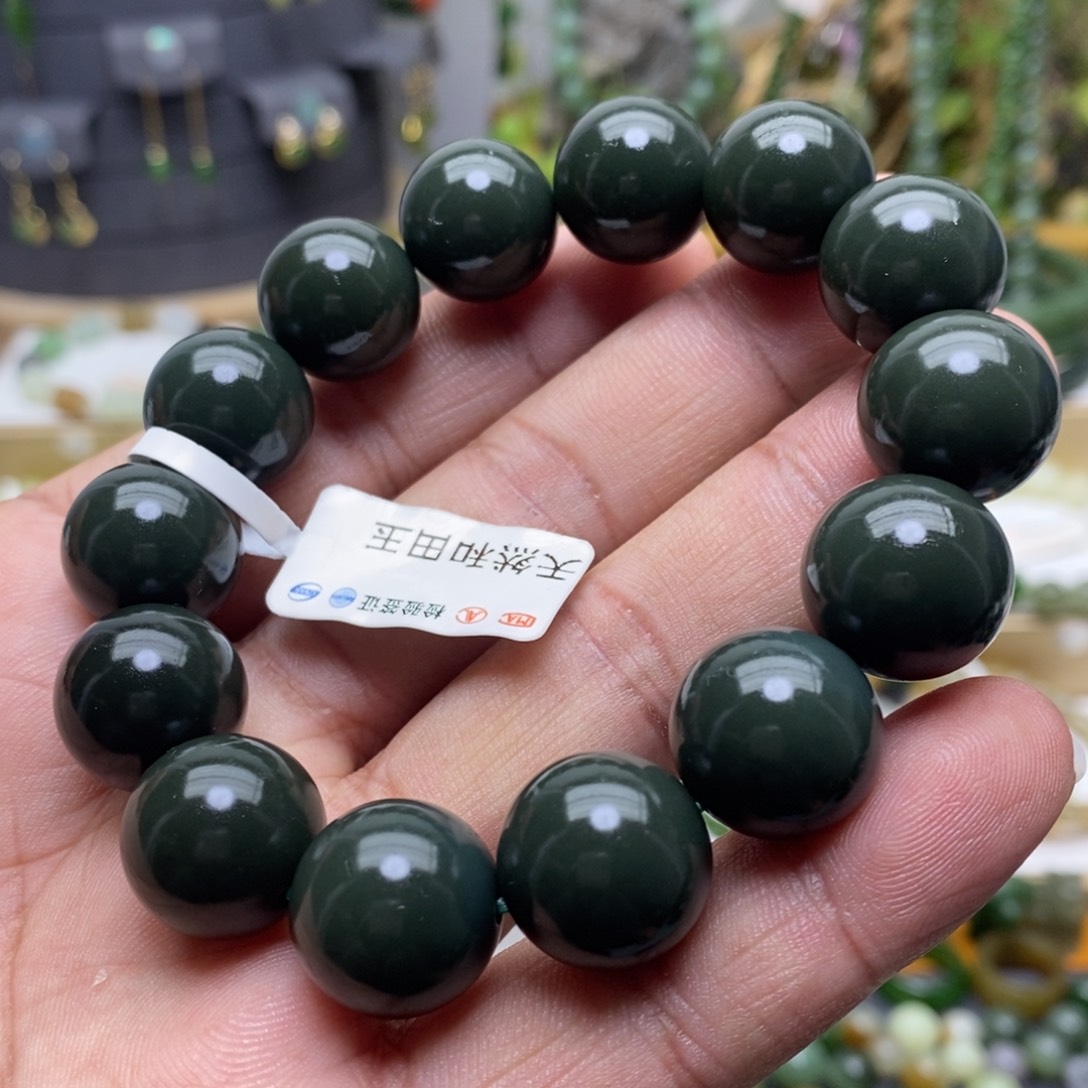 和田玉手链未镶嵌47