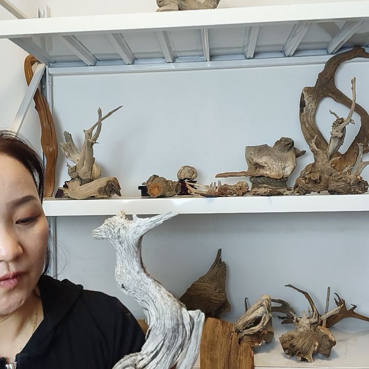 木象形意境摆件一件