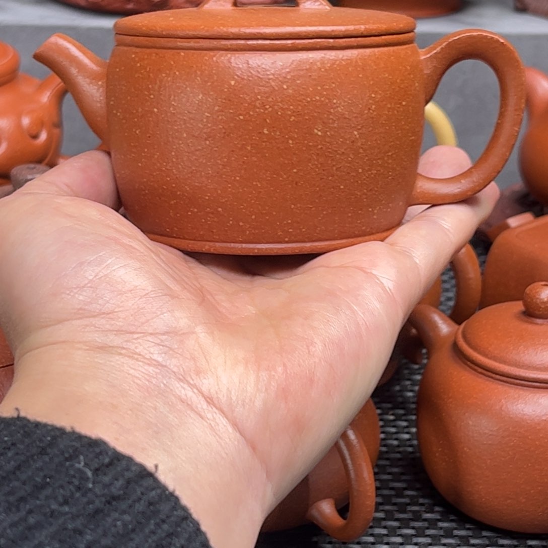 紫砂茶壶紫砂艺术茶具套装红将破