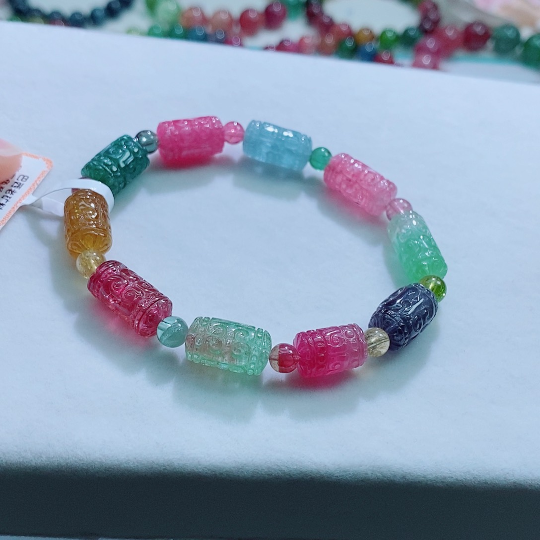 手链未镶嵌碧玺8mm左右