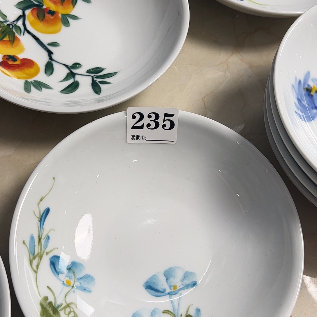 瓷片景德镇陶瓷手工手绘制作