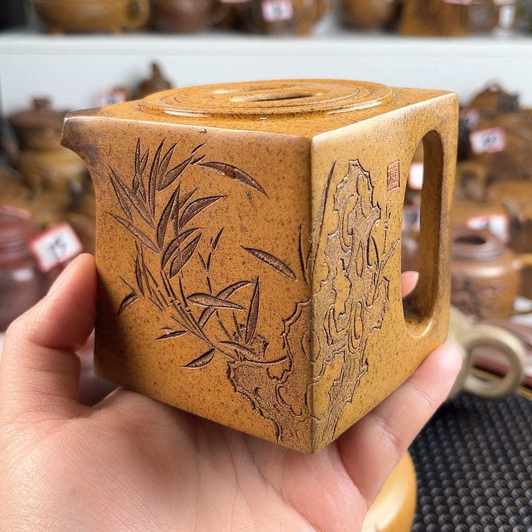 紫泥茶壶谢*宜兴紫砂