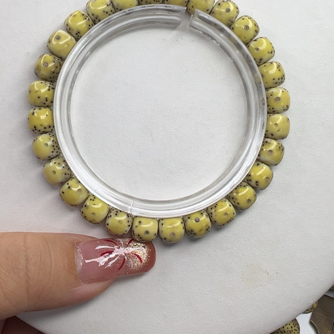 星月菩提手串8/7石玉大眼睛