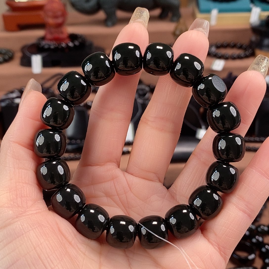 无***雨和田玉未镶嵌手链13