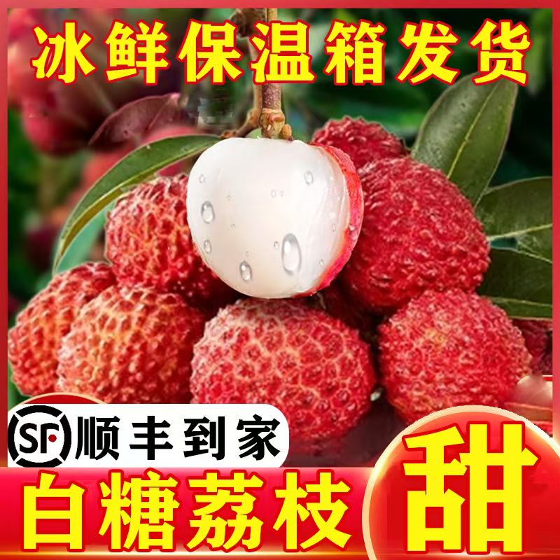 AA现摘新鲜荔枝白糖罂妃子笑当季桂味荔枝新鲜一大箱