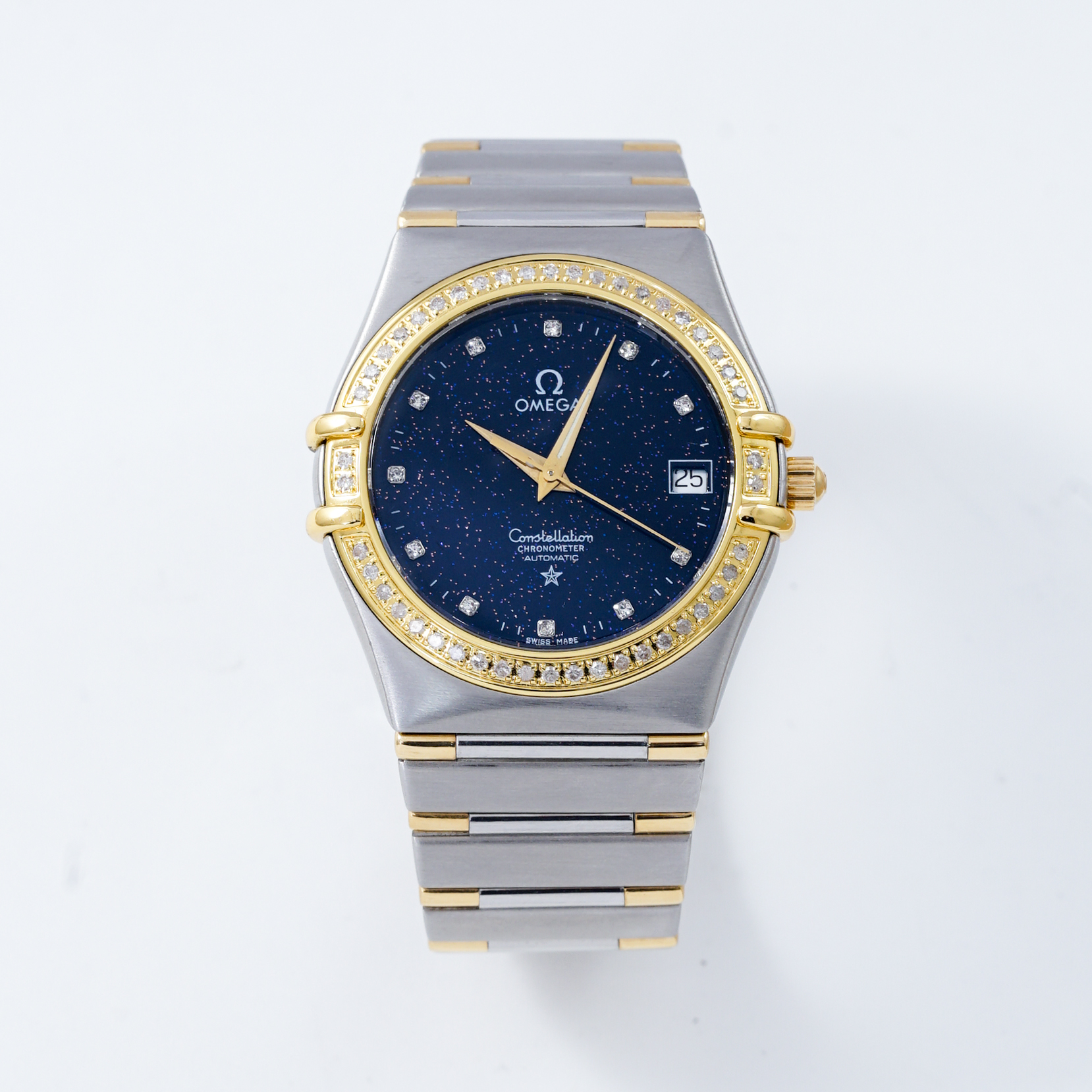 99新 Omega/欧米茄 星座/星空盘/九月/35盘/后钻/机械/11.3/HD