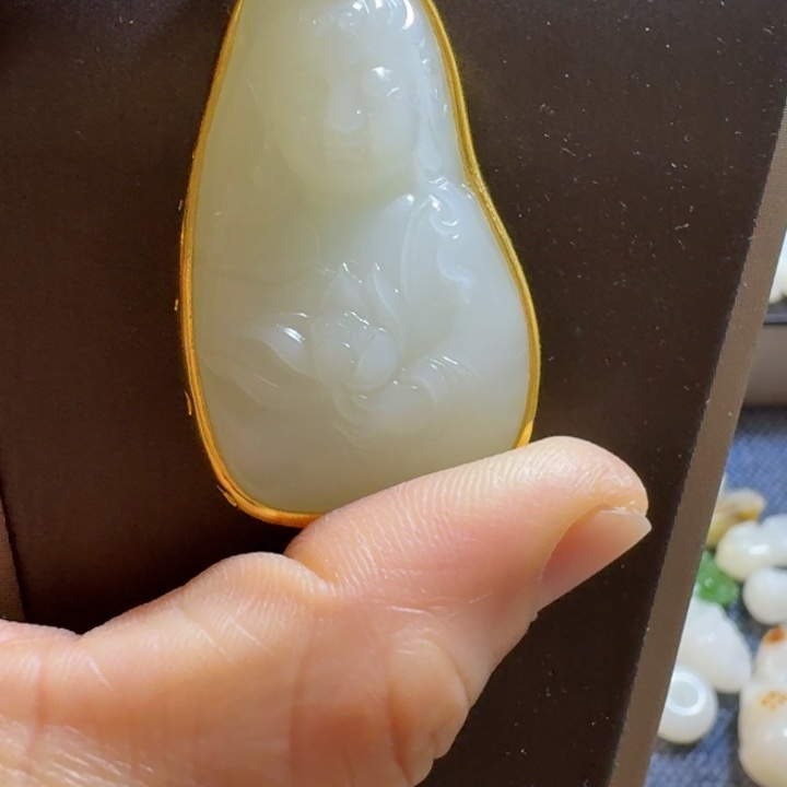 和田玉（白玉）颈饰未镶嵌南****师