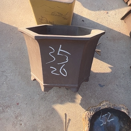 紫砂花盆透气花盆