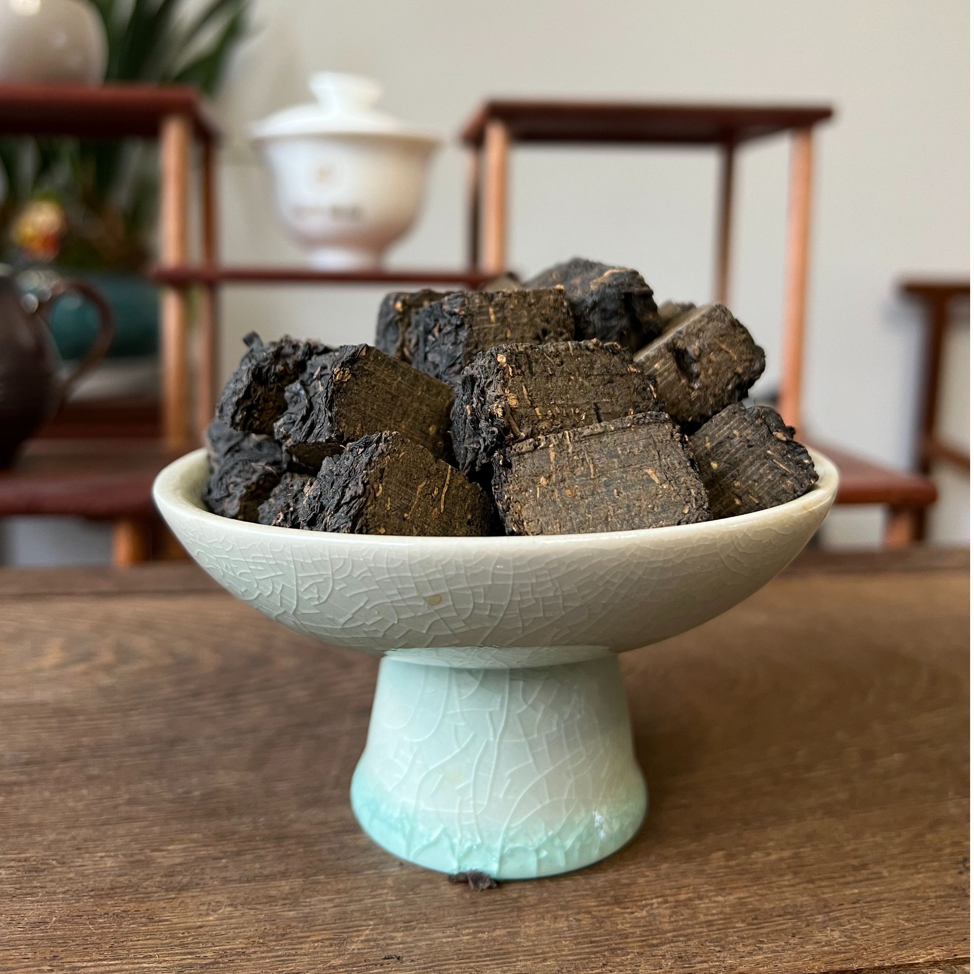 整砖【零捌黑砖】安化黑茶 2008年五星黑砖颗粒