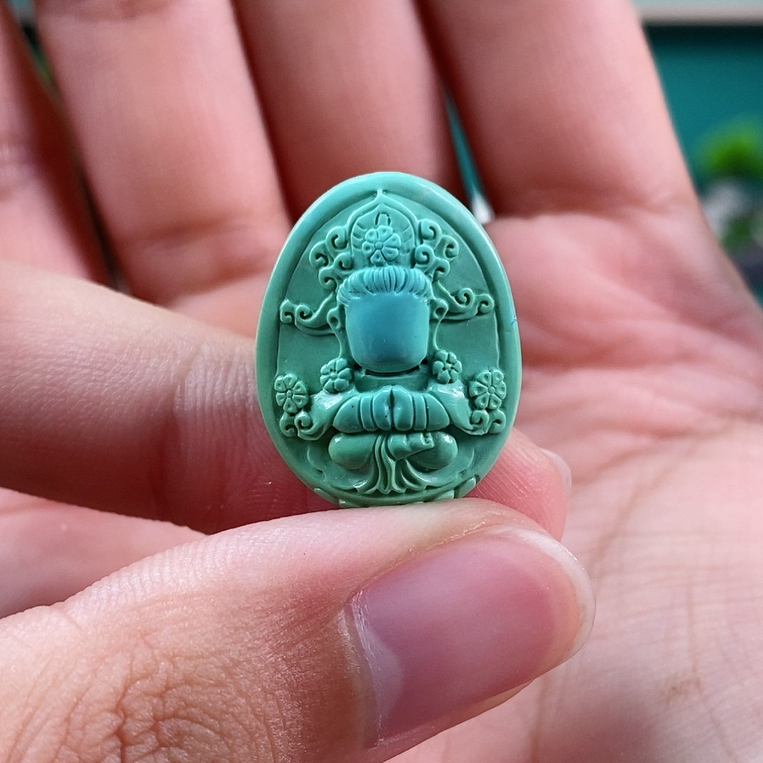 绿松石绿度母未镶嵌