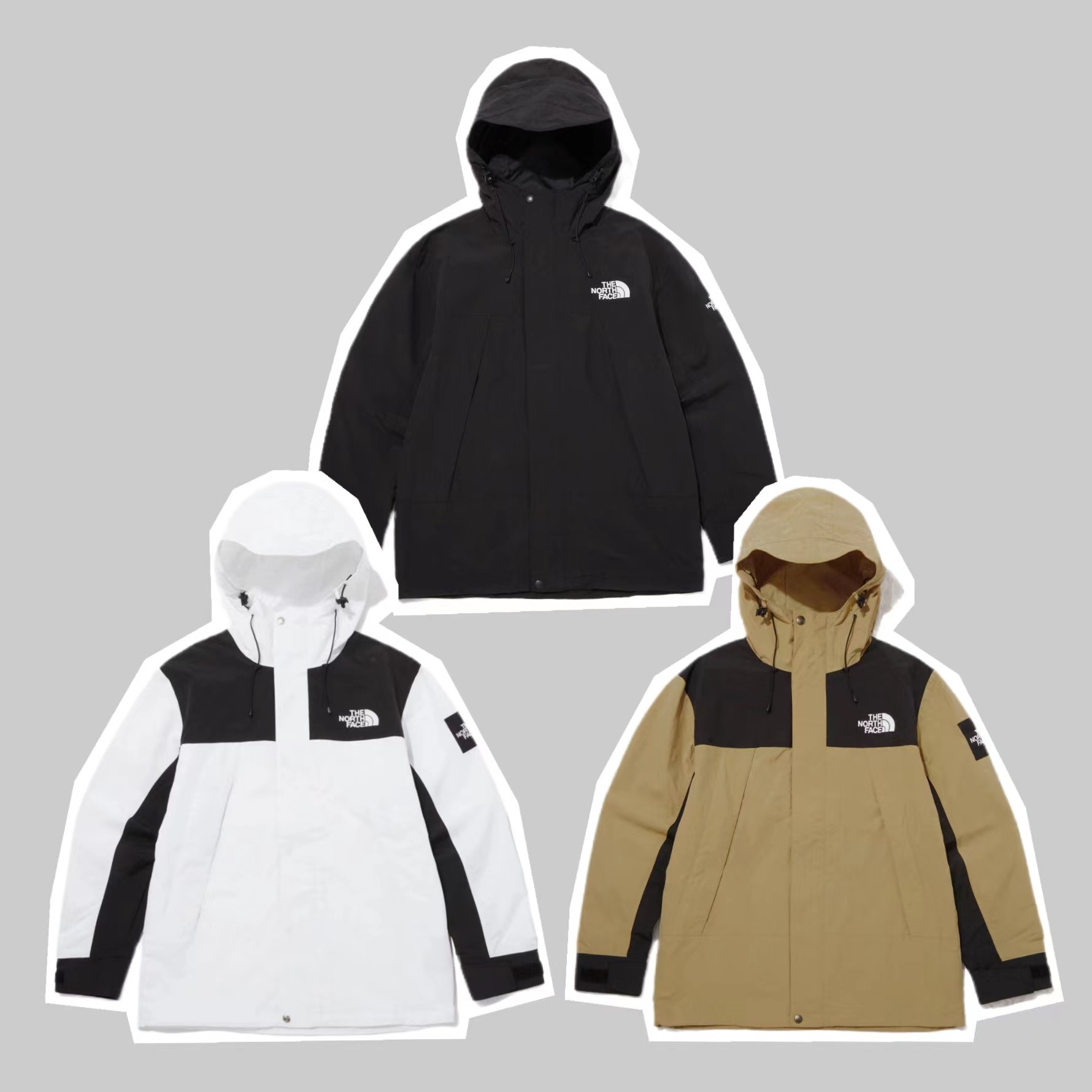 【双11】男女同款秋冬新款多色运动休闲防风户外开衫连帽冲锋衣外套