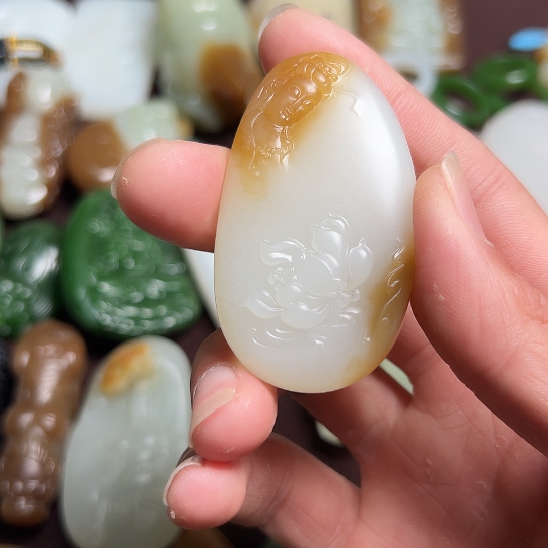 和田玉挂件未镶嵌用****9