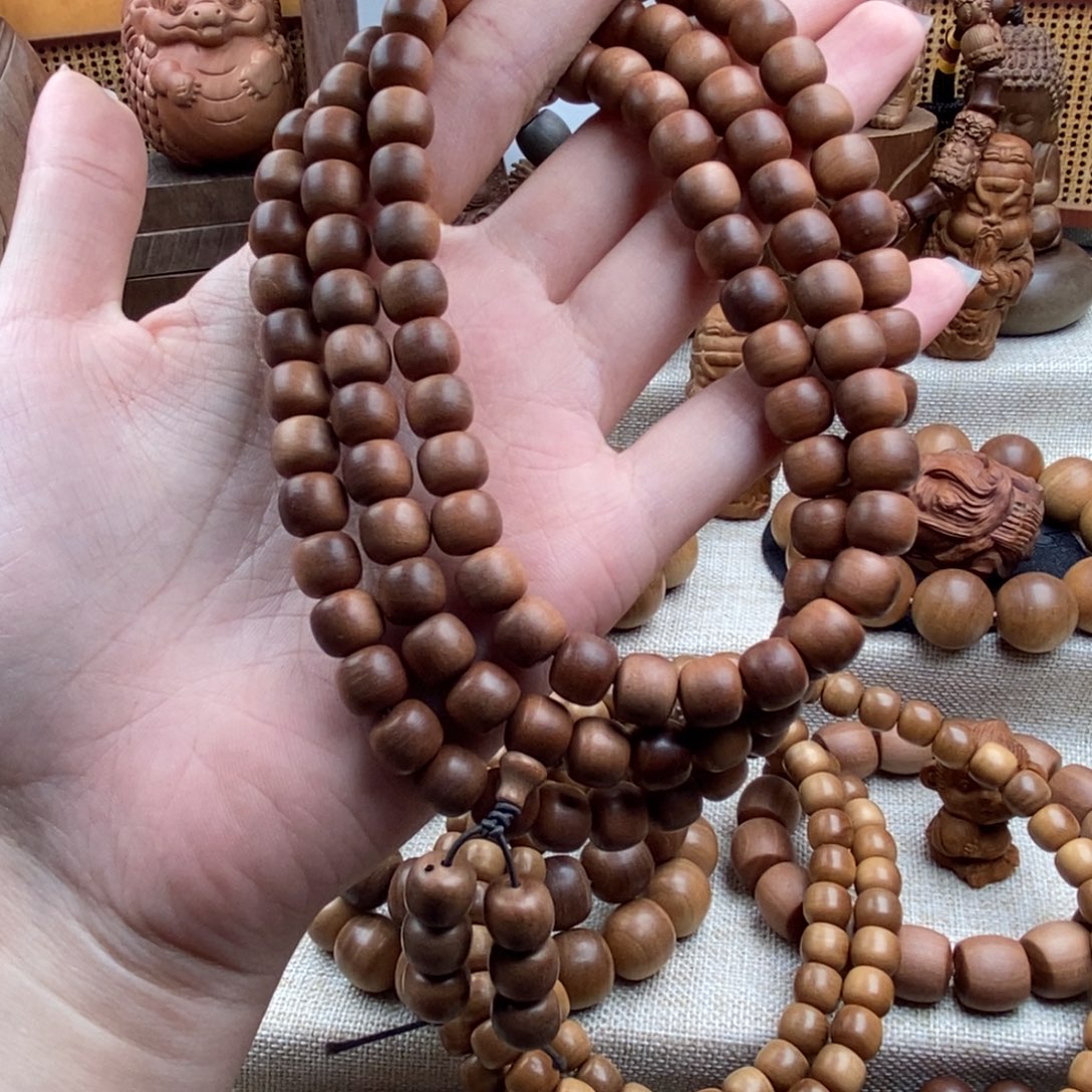 一***念檀香木手串/手链迈索尔，老山檀，奶香0809，瑕