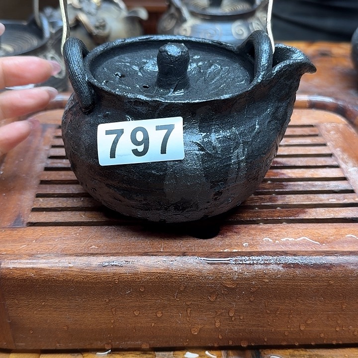 纯手工制作粗陶茶具