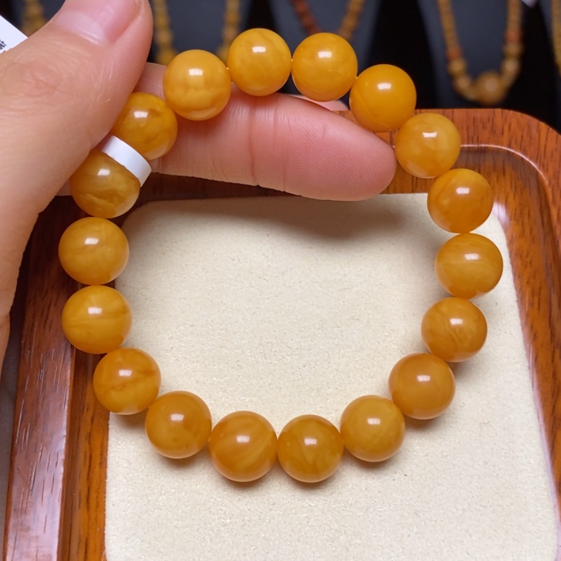 【闪购商品】蜜蜡手链未镶嵌手串