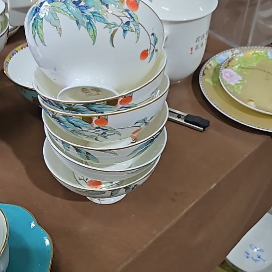 瓷片微瑕荔枝4.8寸6个米饭碗66666