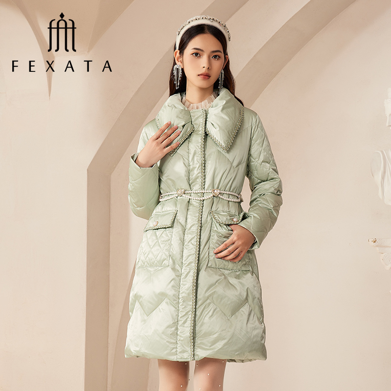 【达人专属】FEXATA斐格思保暖羽绒服中长款外套