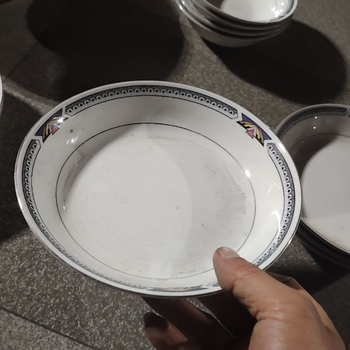摆件陶瓷盘子碗啥都有口径19公分
