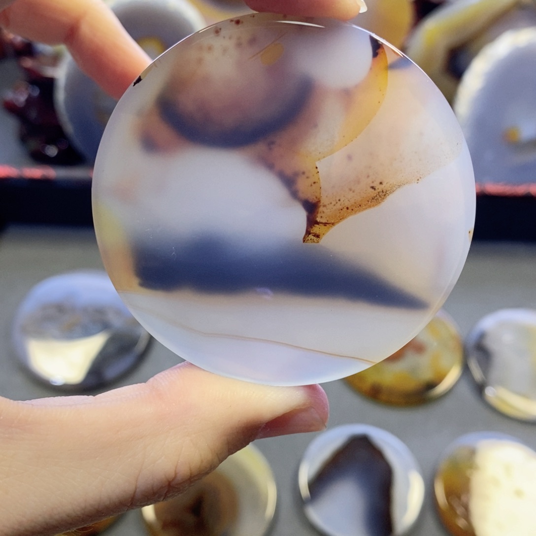 玛瑙/玉髓颈饰未镶嵌编号113