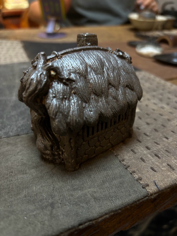 蹬蹬斋-茶台小房子香炉