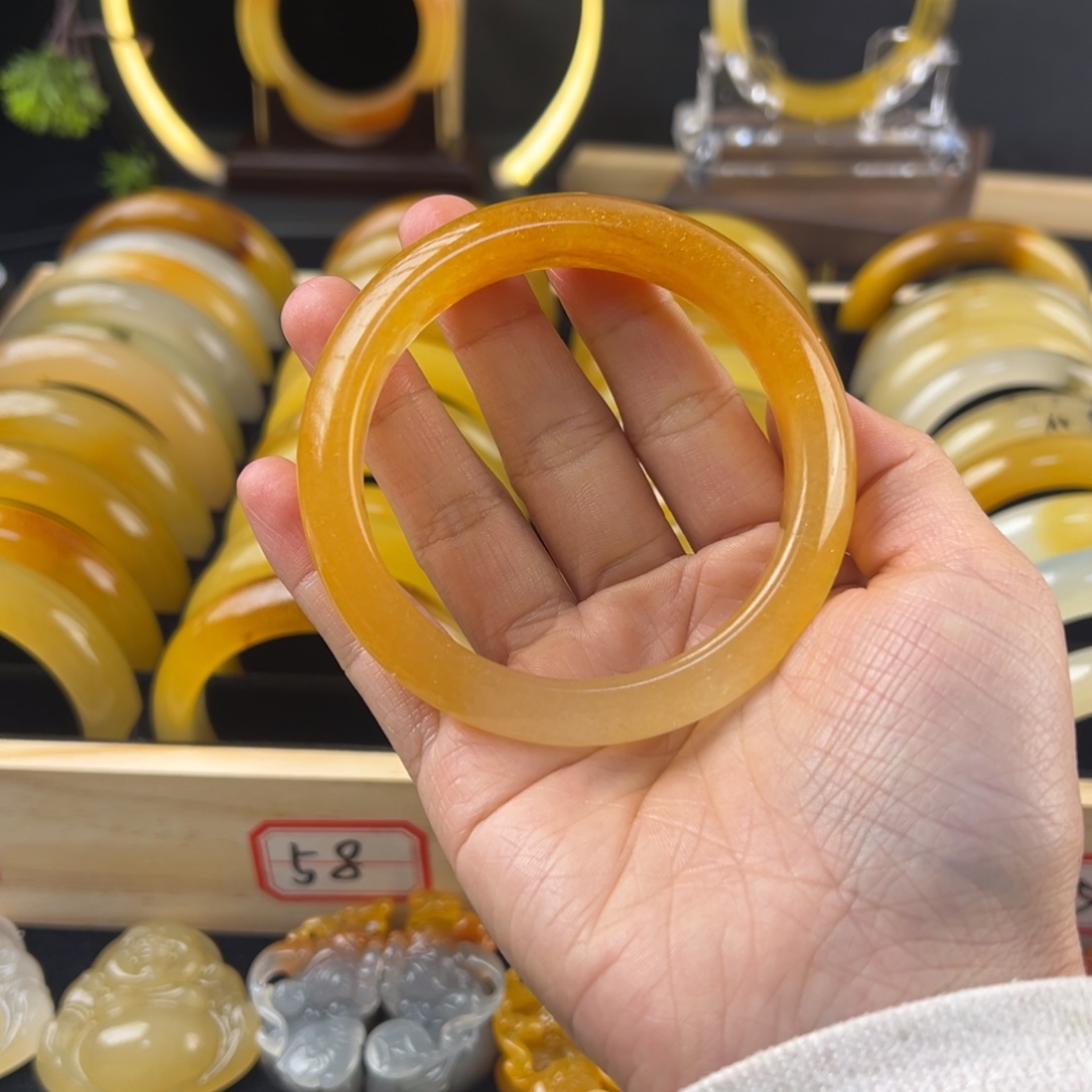 艳***照非金属鸡油黄59圈03
