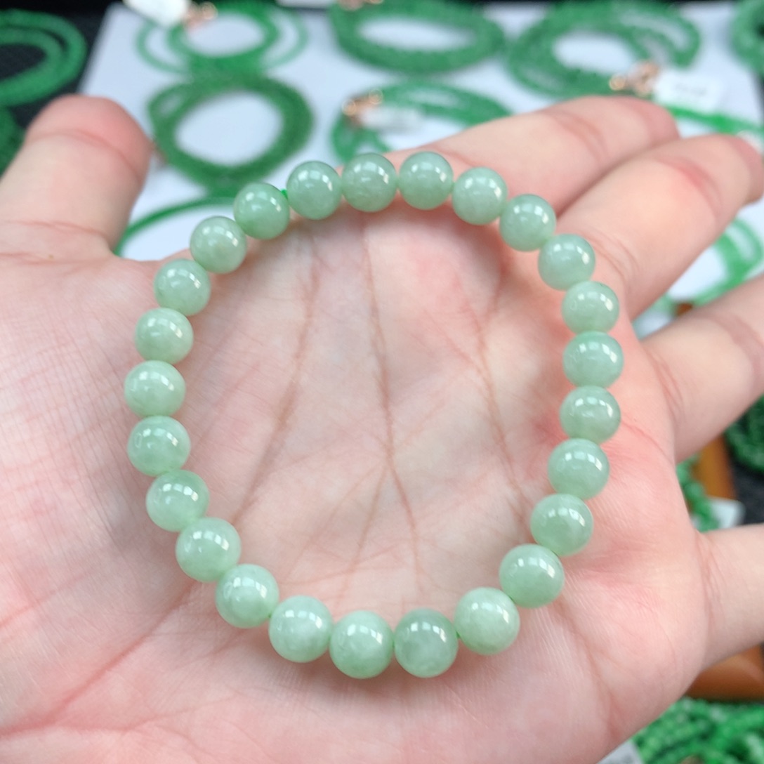 翡翠手链未镶嵌翡翠