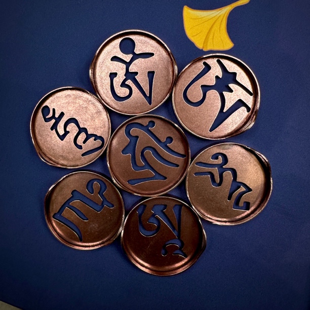 红铜色5.8cm 双耳系列 香篆香印香道用品工具 印香篆