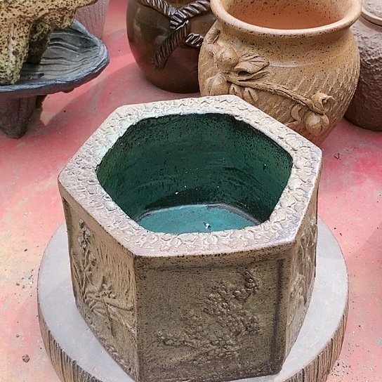 【闪购商品】紫砂花盆17.14花盆无孔