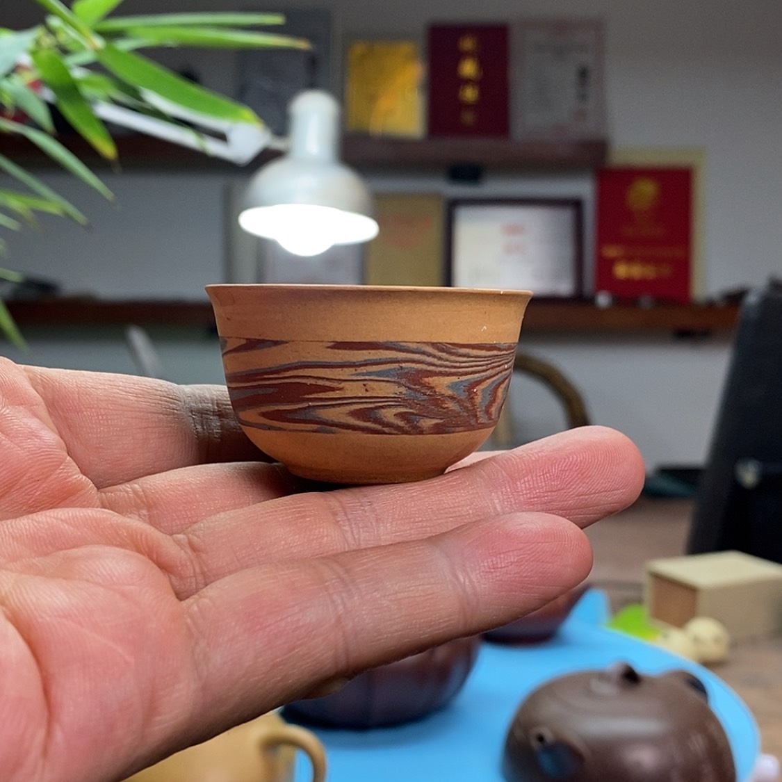 【闪购商品】茶壶段泥主人杯:30CC:精工:半手