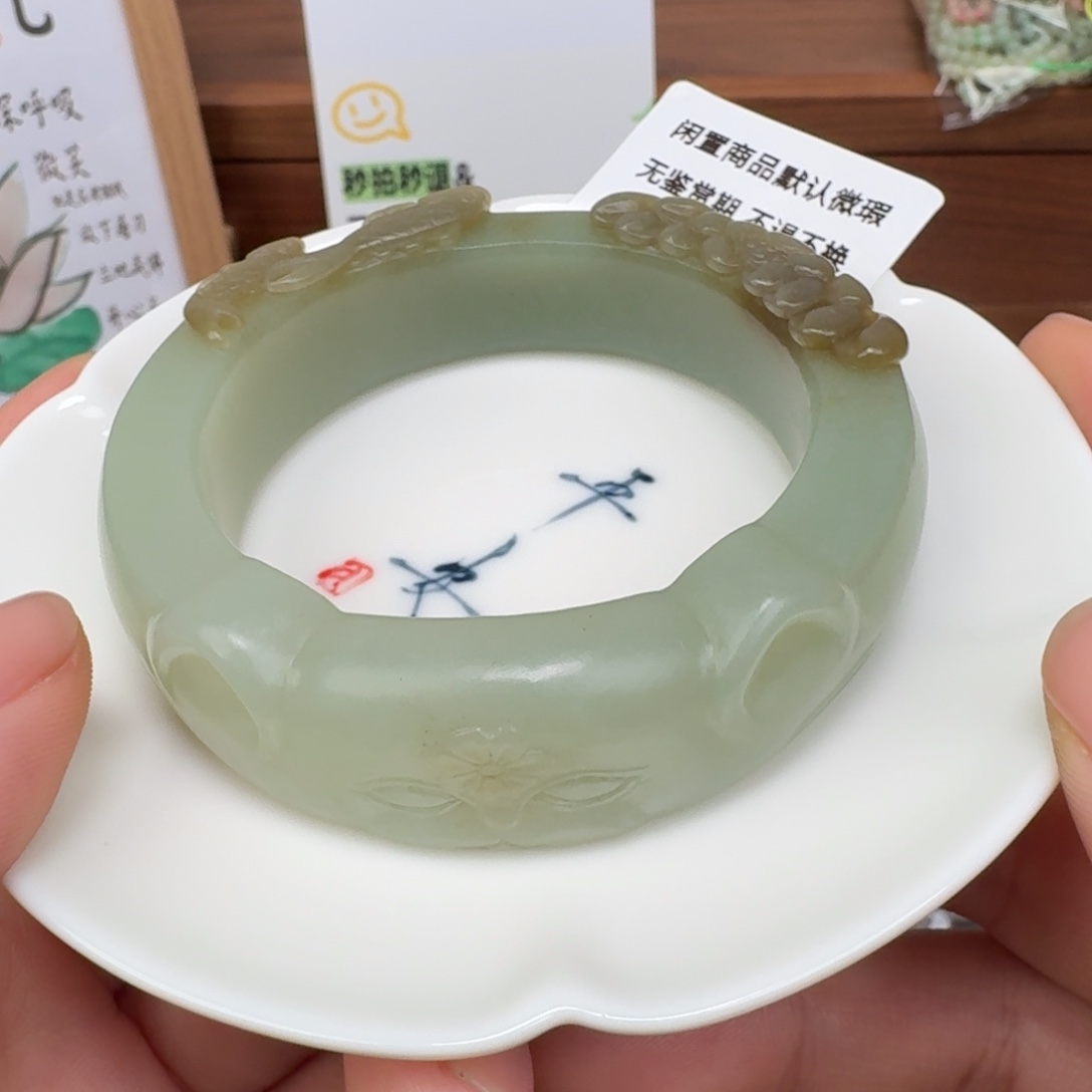 和田玉未镶嵌颈饰57