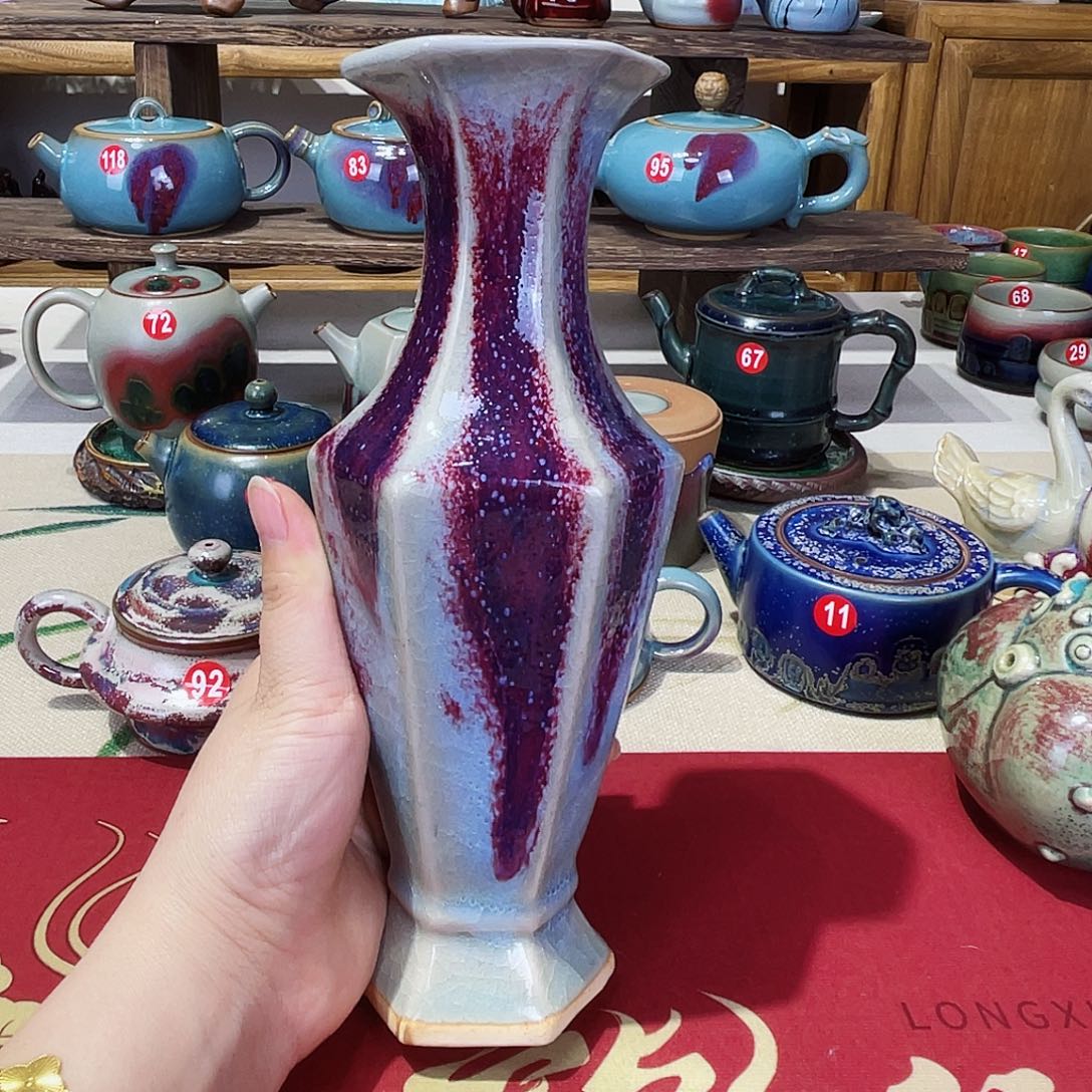 壶禹州钧瓷艺术作品